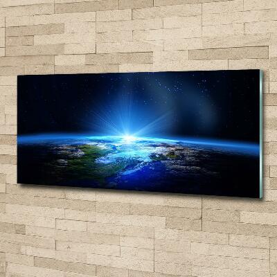 Quadro vetro Pianeta Terra