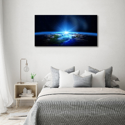 Quadro vetro Pianeta Terra