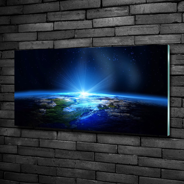 Quadro vetro Pianeta Terra