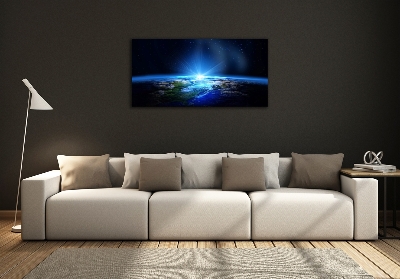 Quadro vetro Pianeta Terra