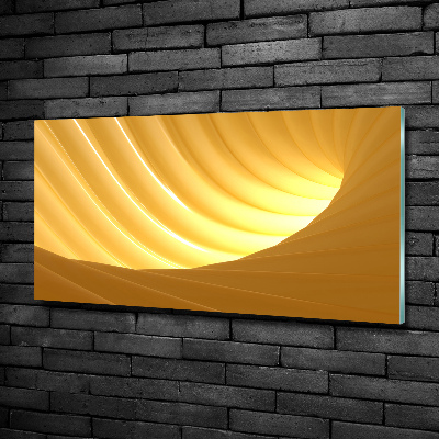 Quadro in verde Vortice astratto