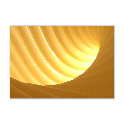 Quadro in verde Vortice astratto