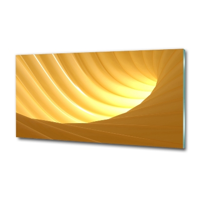 Quadro in verde Vortice astratto