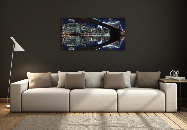 Quadro in verde Ponte di Brooklyn