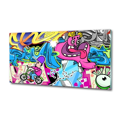 Quadro su vetro Graffiti