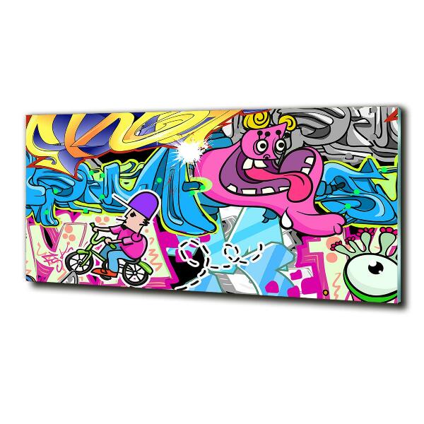 Quadro su vetro Graffiti