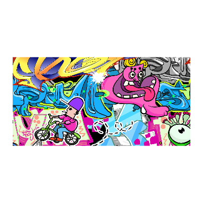 Quadro su vetro Graffiti