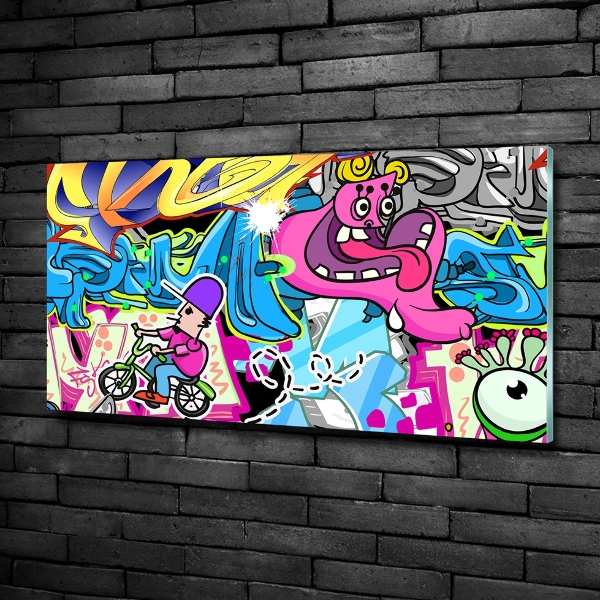 Quadro su vetro Graffiti