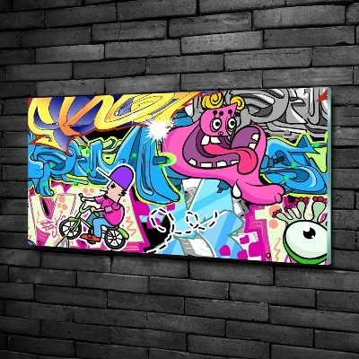 Quadro su vetro Graffiti
