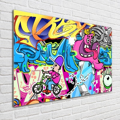 Quadro su vetro Graffiti
