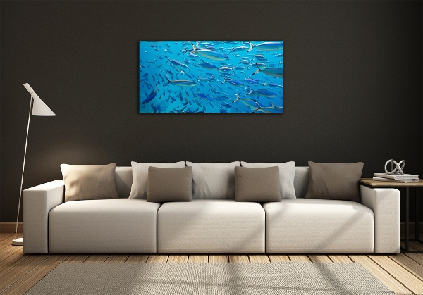Quadro vetro Pesce corallo
