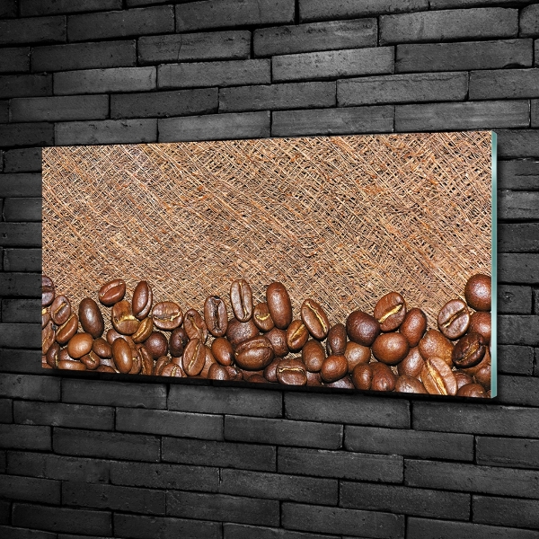 Quadro su vetro Chicchi di caffè