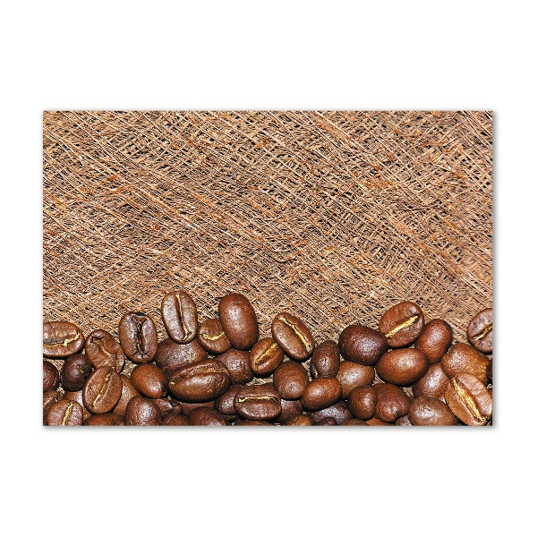 Quadro su vetro Chicchi di caffè