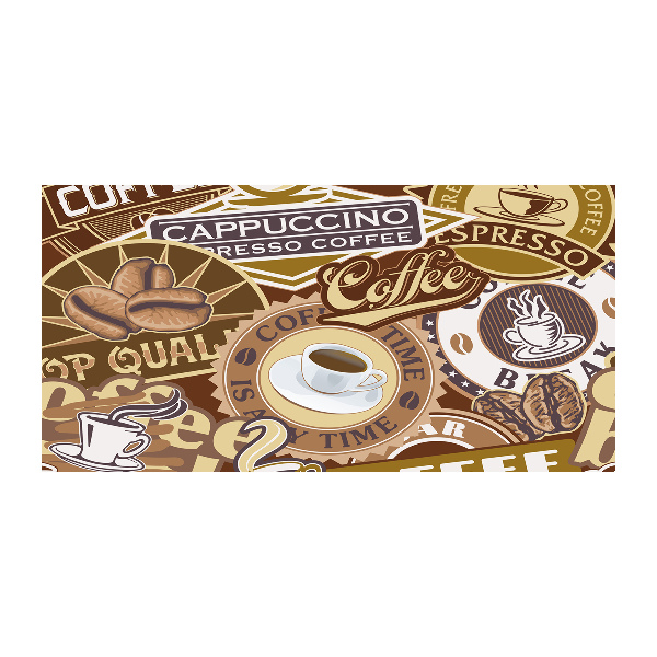 Quadro su vetro Caffetteria