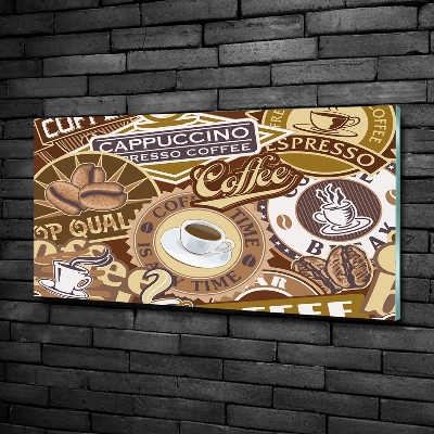 Quadro su vetro Caffetteria