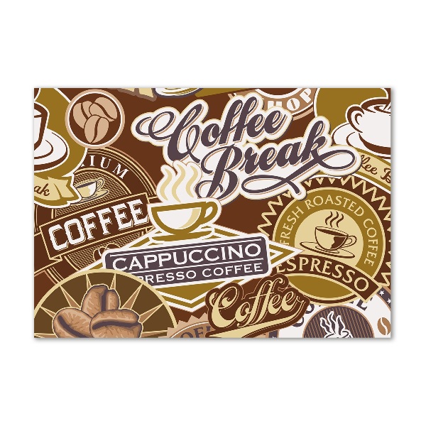 Quadro su vetro Caffetteria
