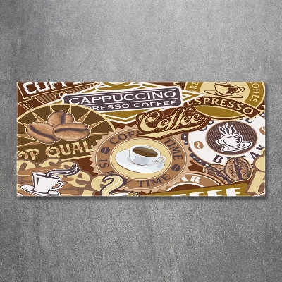 Quadro su vetro Caffetteria