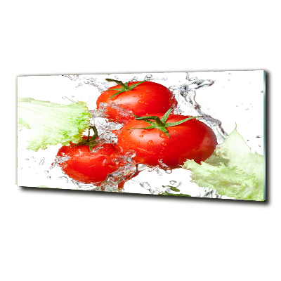 Quadro in vetro Pomodori e lattuga
