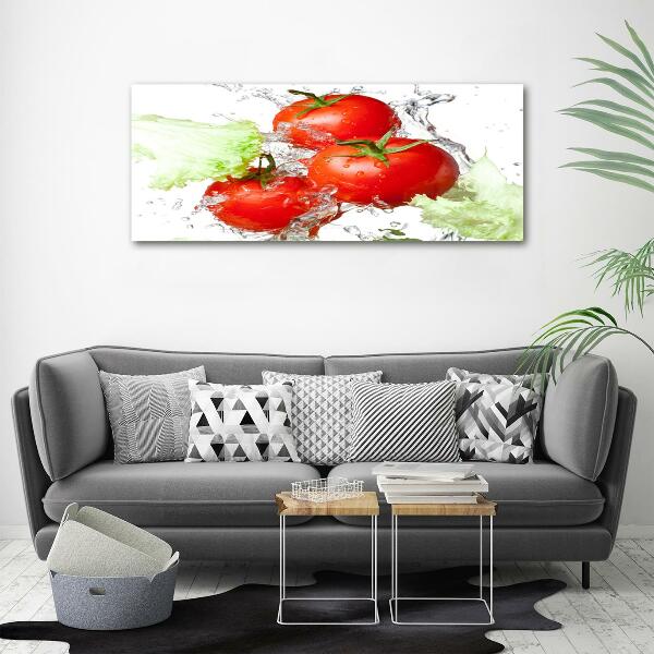 Quadro in vetro Pomodori e lattuga