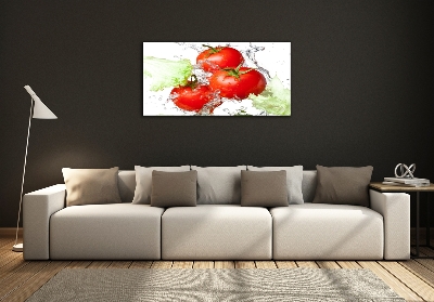Quadro in vetro Pomodori e lattuga