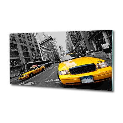 Quadro in verde Taxi di New York