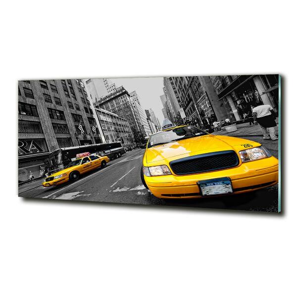 Quadro in verde Taxi di New York