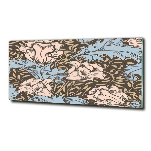 Quadro vetro Motivo floreale