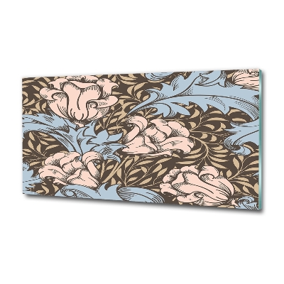 Quadro vetro Motivo floreale