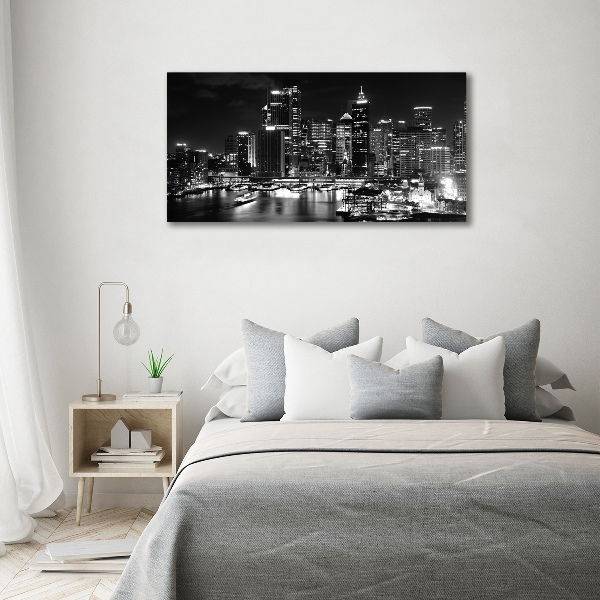 Quadro vetro Sydney di notte