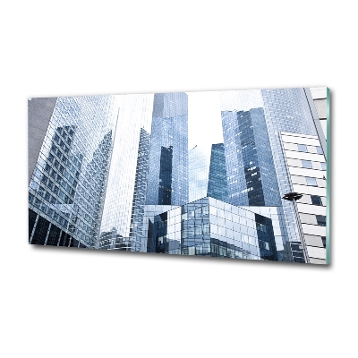 Quadro in verde Grattacieli
