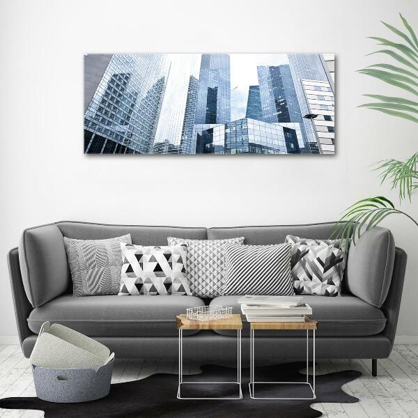 Quadro in verde Grattacieli