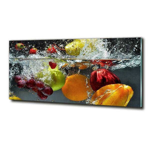 Quadro su vetro Frutta e verdura