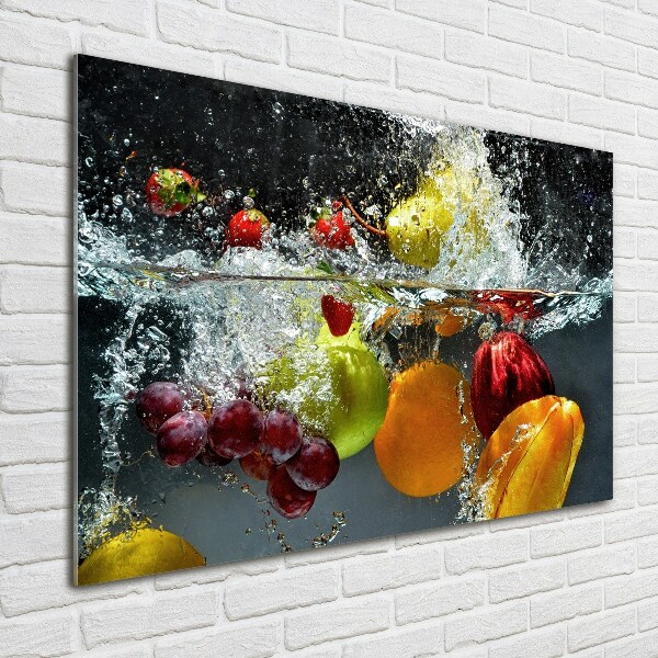 Quadro su vetro Frutta e verdura