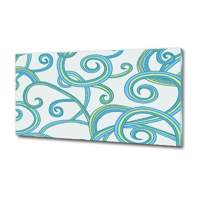 Quadro su vetro Spirali astratte