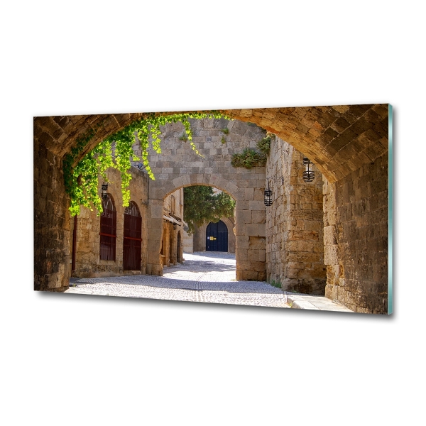 Quadro vetro Strade incantevoli