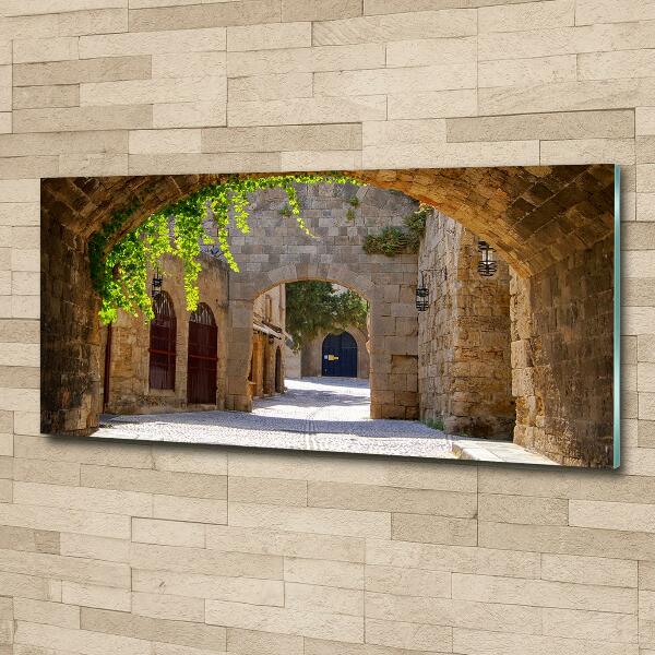 Quadro vetro Strade incantevoli