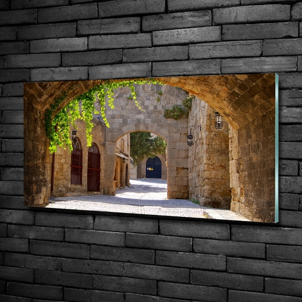 Quadro vetro Strade incantevoli