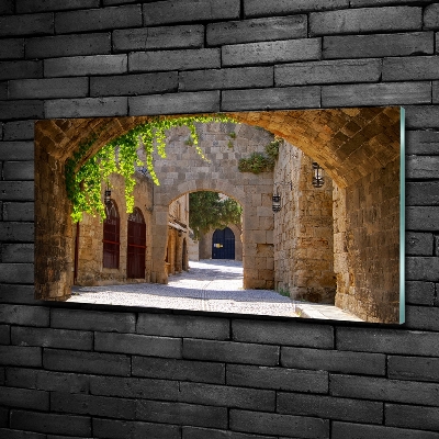 Quadro vetro Strade incantevoli