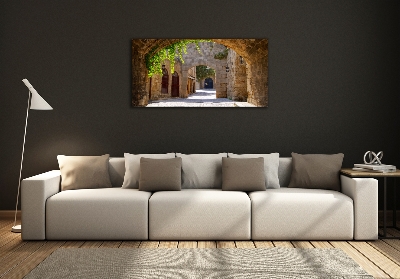 Quadro vetro Strade incantevoli