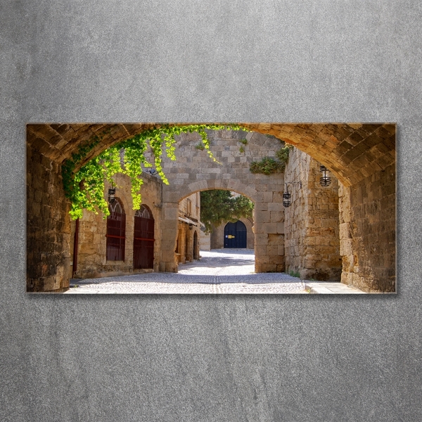 Quadro vetro Strade incantevoli