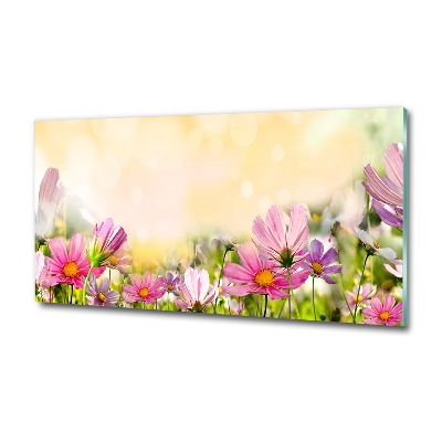 Quadro in verde Papaveri