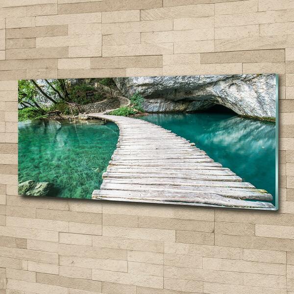 Quadro su vetro Laghi di Plitvice