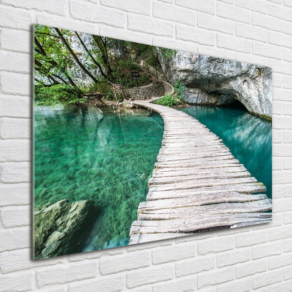 Quadro su vetro Laghi di Plitvice