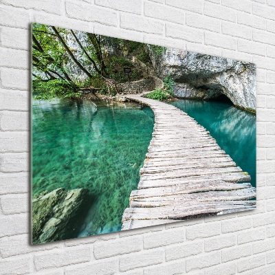 Quadro su vetro Laghi di Plitvice