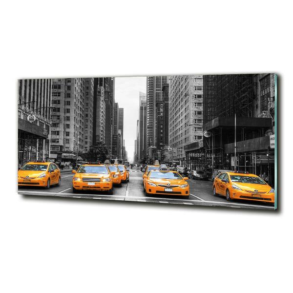 Quadro su vetro Taxi di New York