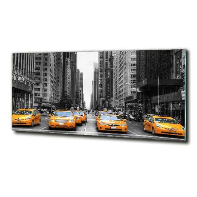 Quadro su vetro Taxi di New York