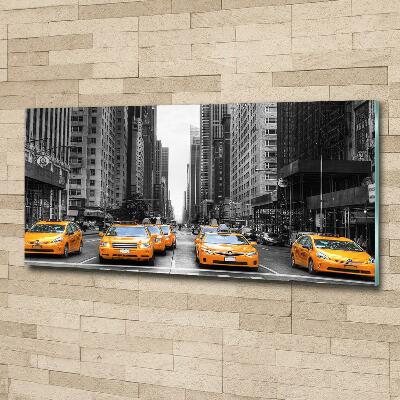 Quadro su vetro Taxi di New York