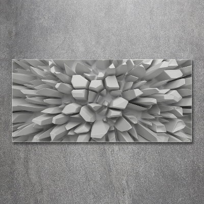 Quadro su vetro Astrazione 3D