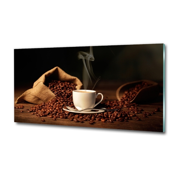 Quadro su vetro Caffè in tazza