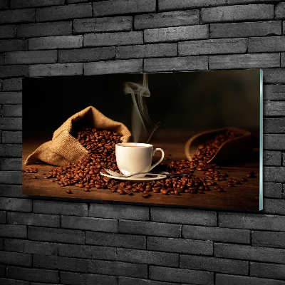 Quadro su vetro Caffè in tazza